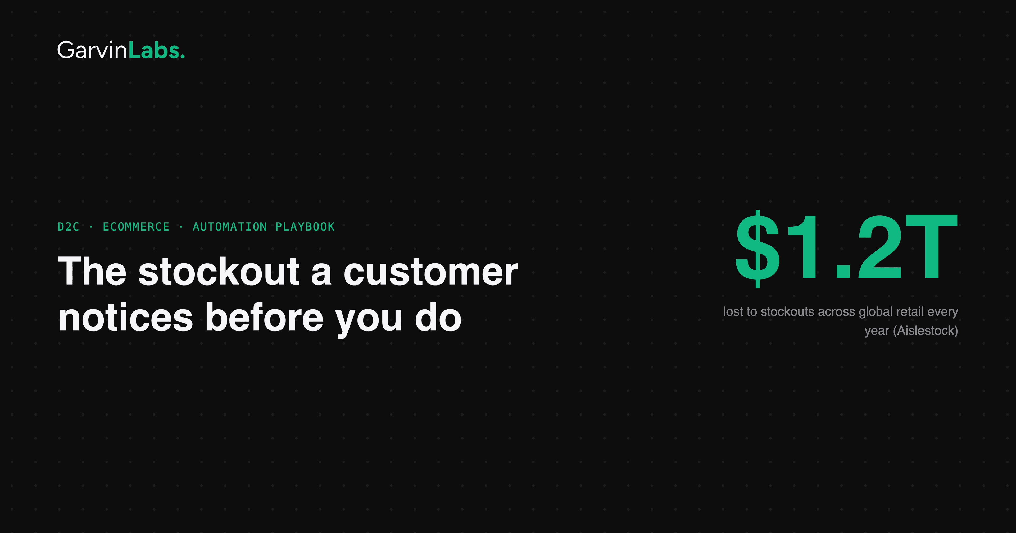 The stockout a customer notices before you do