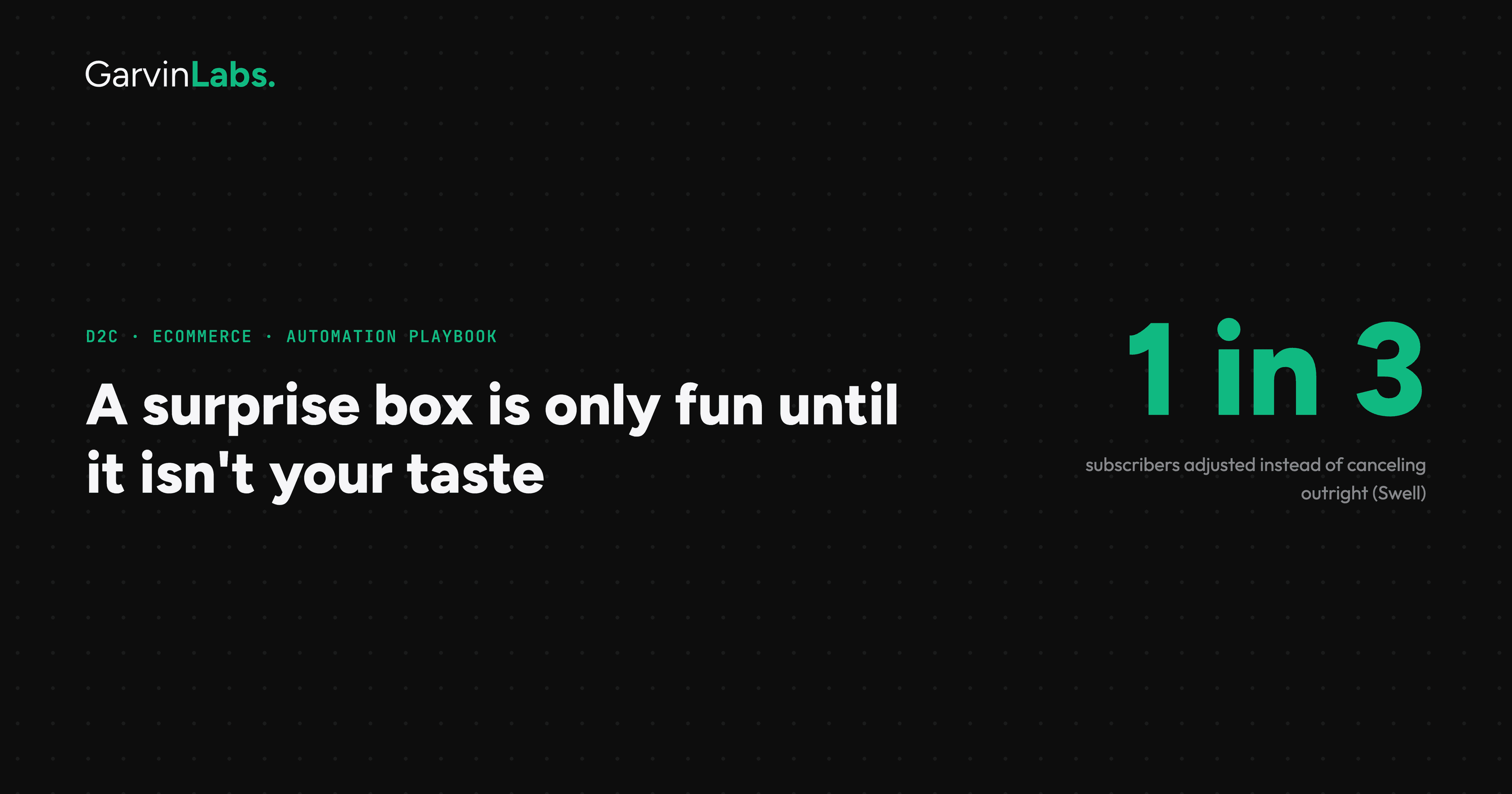 A surprise box is only fun until it isn't your taste