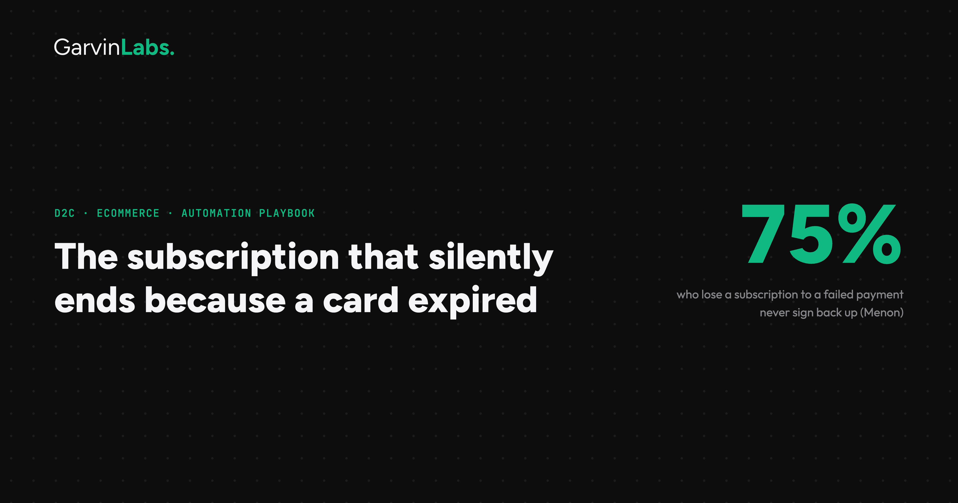 The subscription that silently ends because a card expired